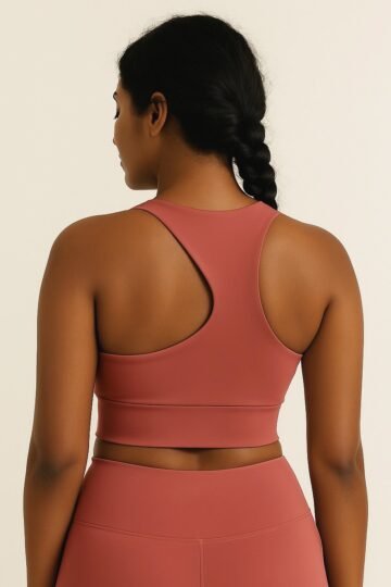 Mauve Asymmetrical Bra