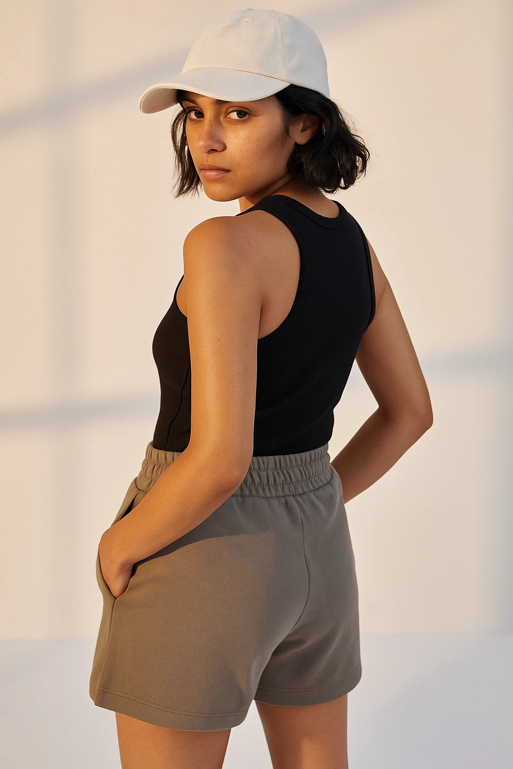 Charcoal Terry Shorts media 3