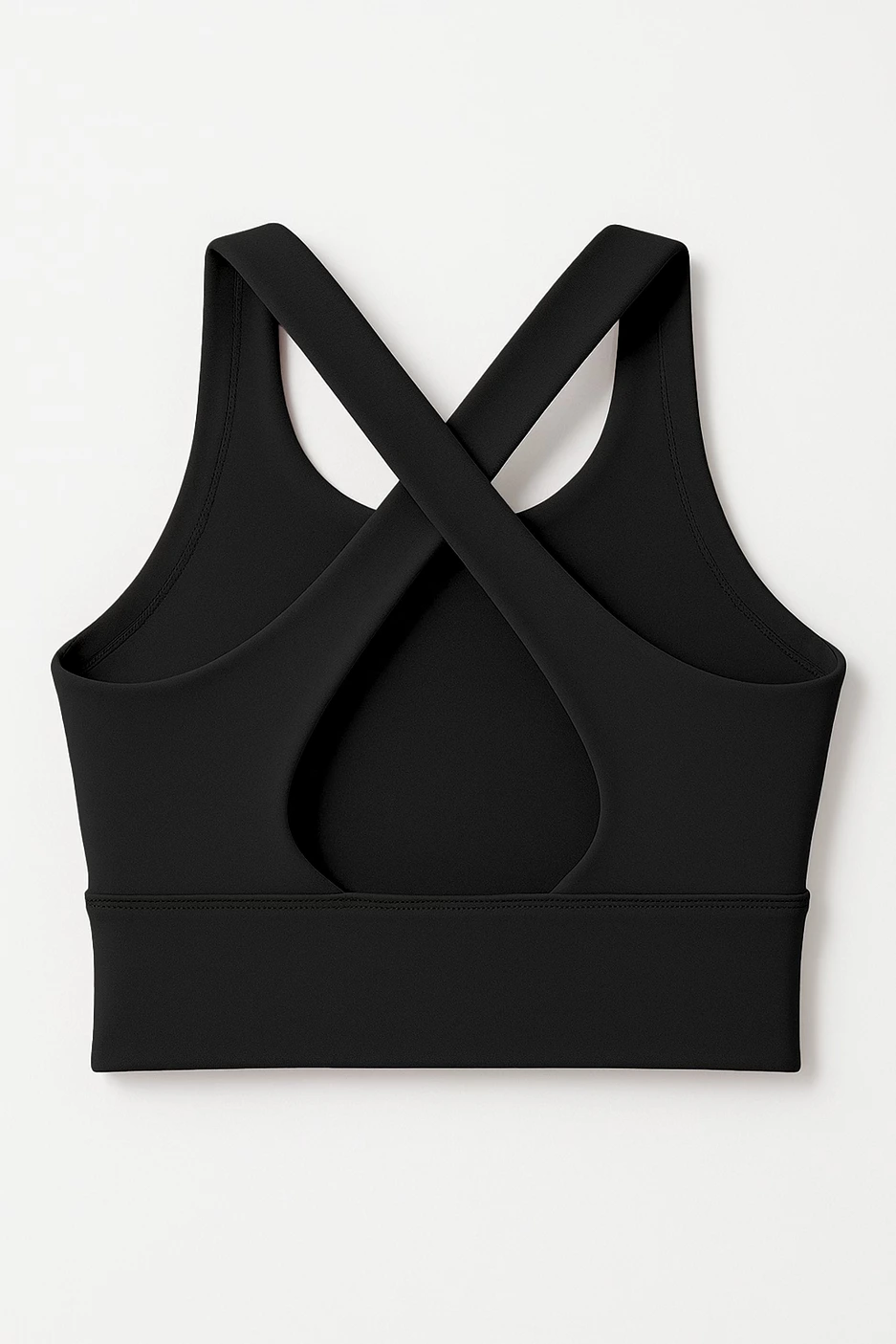 Black Crossback Bra media 3