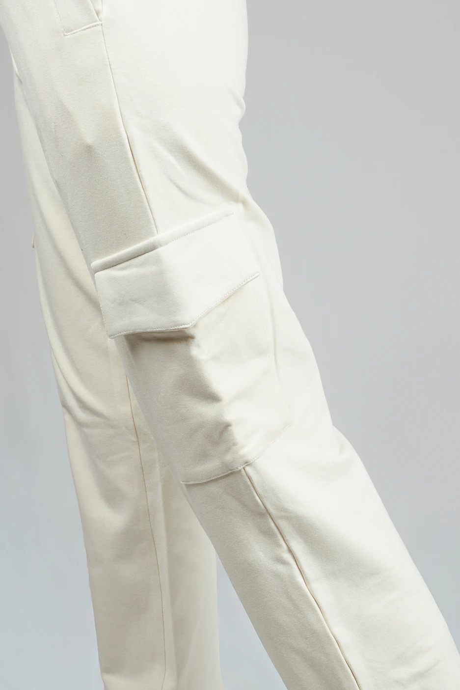 Cream Terry Joggers media 5