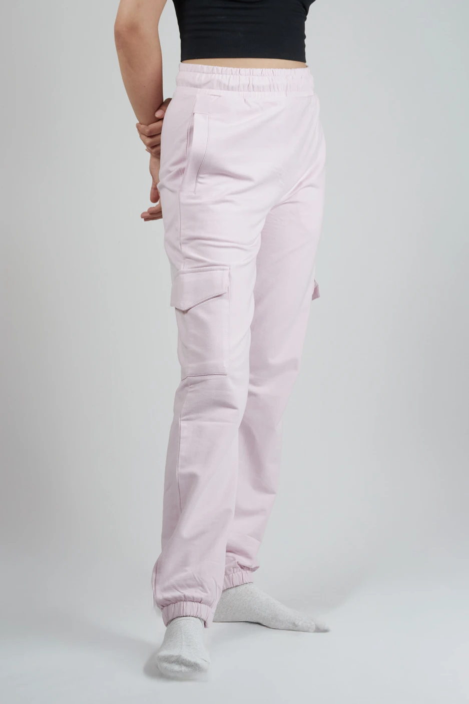 Lilac Terry Joggers media 3