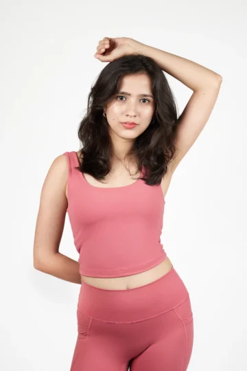 Mauve Built-in Racer Tank