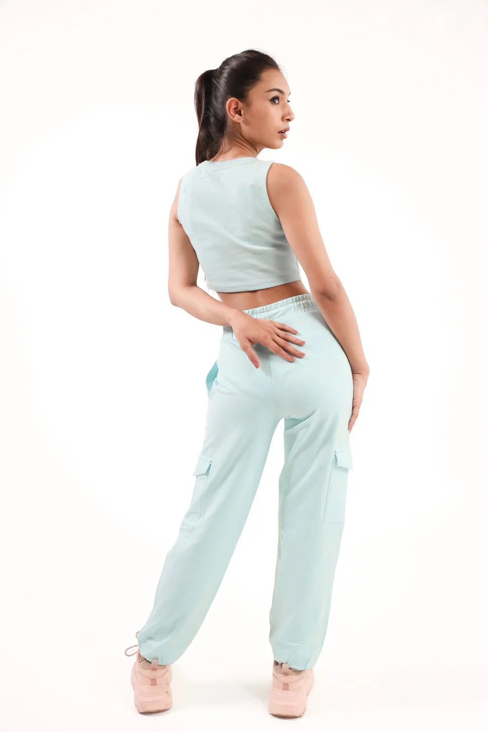 Aqua Terry Joggers media 1