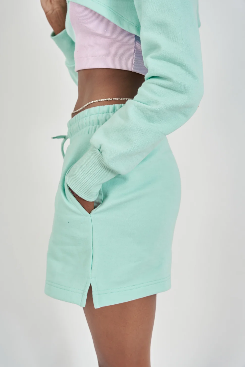 Aqua Terry Shorts media 4