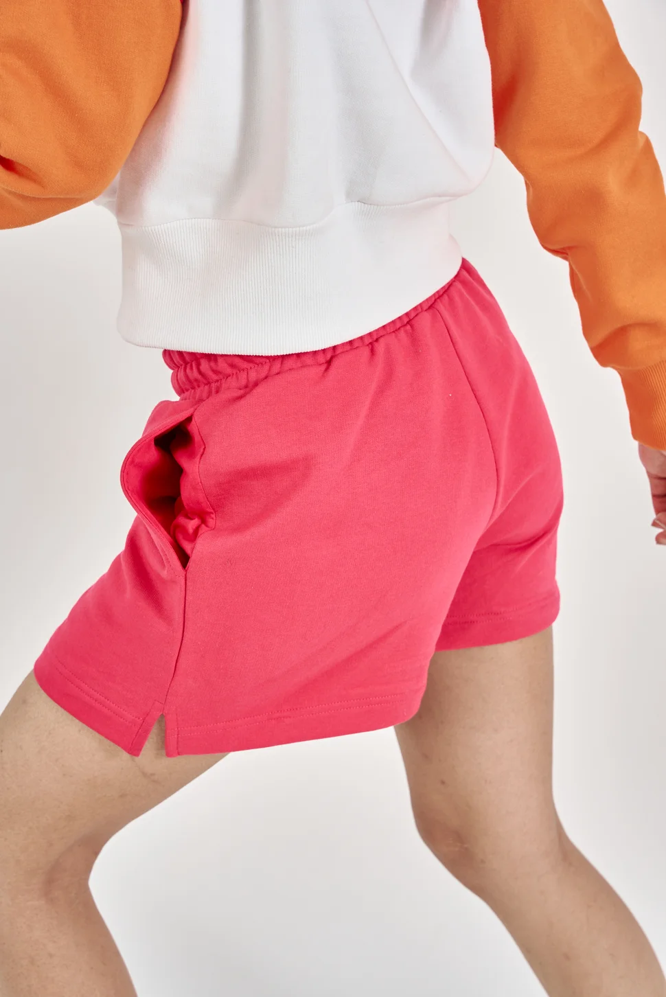 Pink Terry Shorts media 3