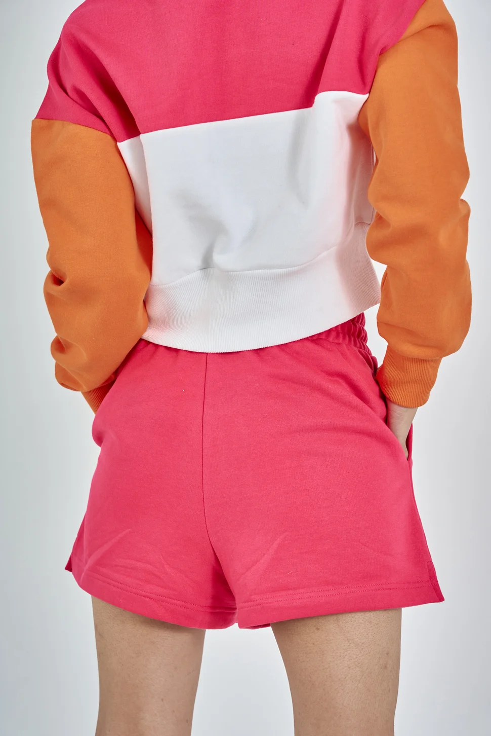 Pink Terry Shorts media 2