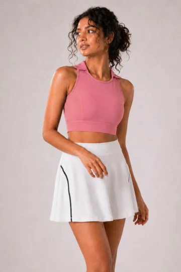 Mauve Collared Bra