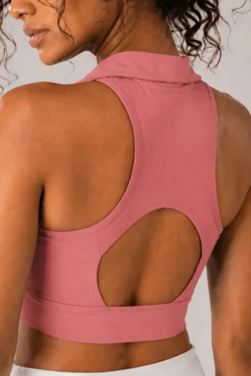 Mauve Collared Bra