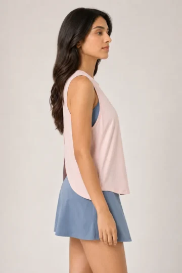 Blush Fluid Overlap Tank