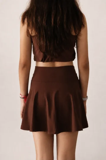 Brown Classic Skorts